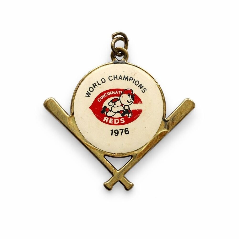 Vintage 1976 Cincinnati Reds World Series Champions Pendant Charm